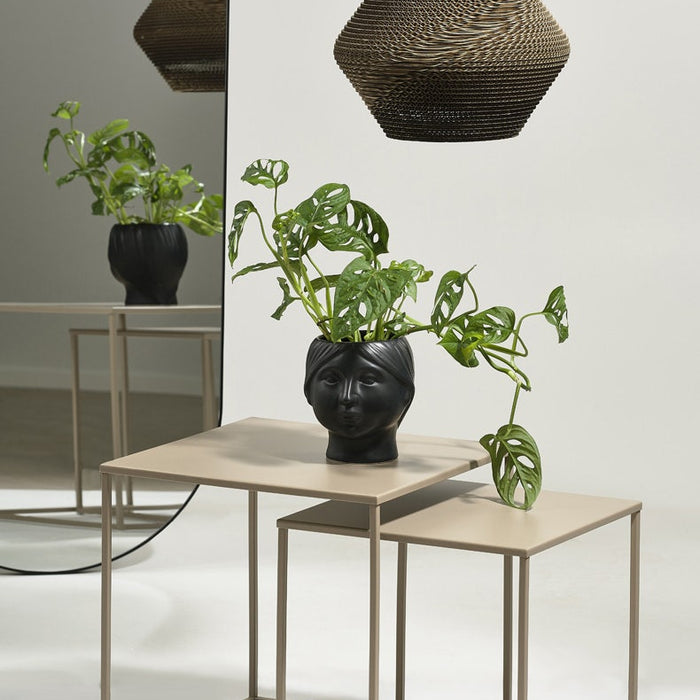 Villa Collection Alk hanglamp bruin - met zwart koord