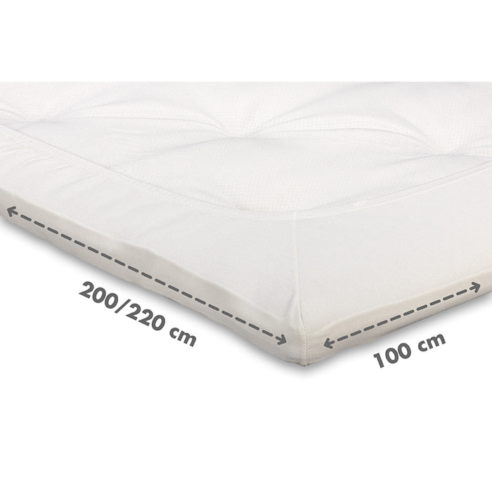 Beter Bed Select hoeslaken Jersey topper - 200 x 200|210|220 cm