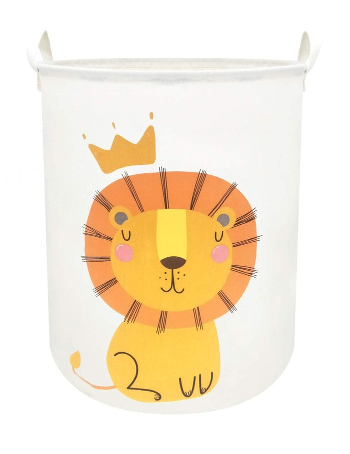 By Baboo - Opbergmand kinderkamer speelgoed - Leeuw - voor knuffels