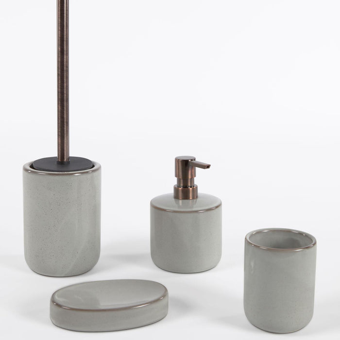 Kave Home - Toiletborstel Chavela van grijze keramiek