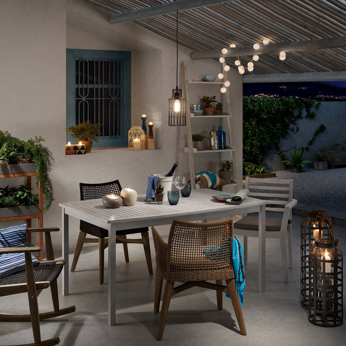 Kave Home - Set Low van 2 bloempotten grijs Ø 21 cm | Ø 14 cm