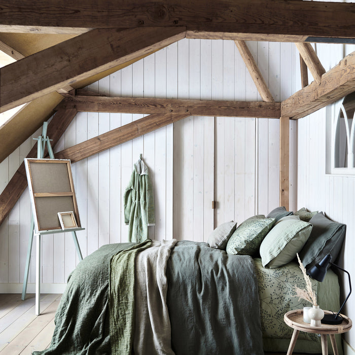 Vandyck Washed Cotton Dekbedovertrek 140 x 200/220 cm - Wit