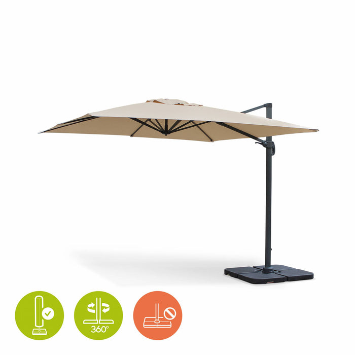 Alice's Garden, Zweefparasol, Falgos, 3x3m