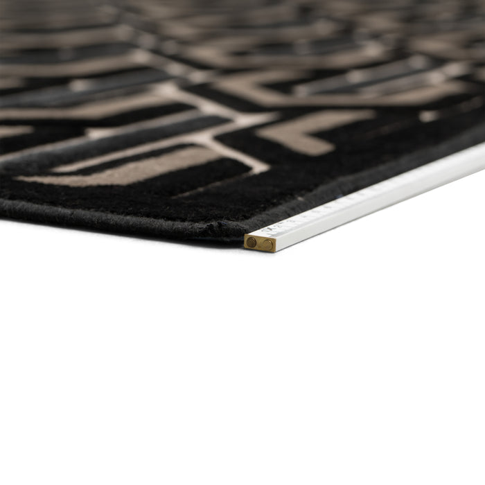 Zuiver Beverly Vloerkleed Zwart