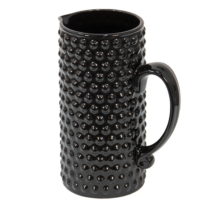 Clayre & Eef Decoratie Kan 14x9x20 cm Zwart Keramiek Waterkan