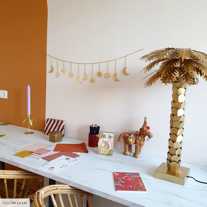 HKliving Palmboom Tafellamp