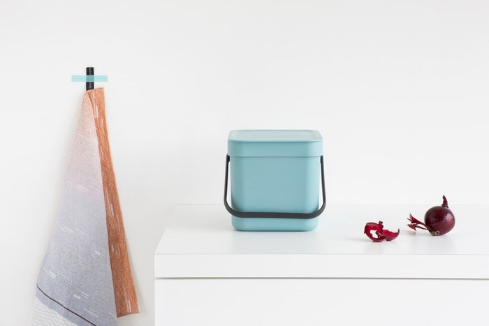 Brabantia Sort & Go Afvalemmer 6 L - Lichtblauw