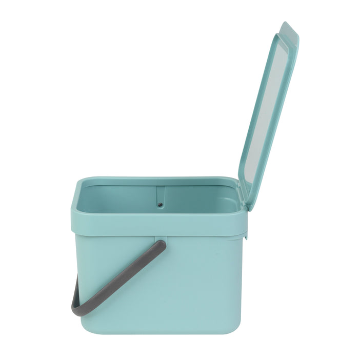 Brabantia Sort & Go Afvalemmer 6 L - Lichtblauw