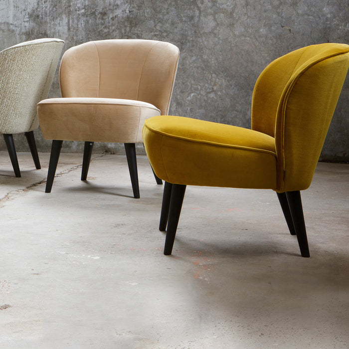 WOOOD Sara Fauteuil - Oud Roze