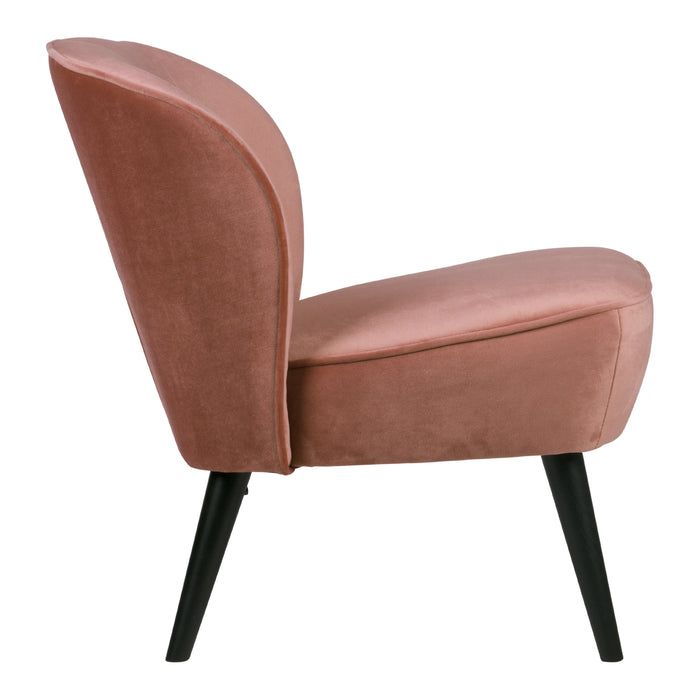 WOOOD Sara Fauteuil - Oud Roze