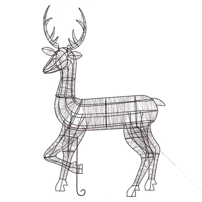 Beliani - MAHLATTI - Kerstdecoratie - Zwart - IJzer