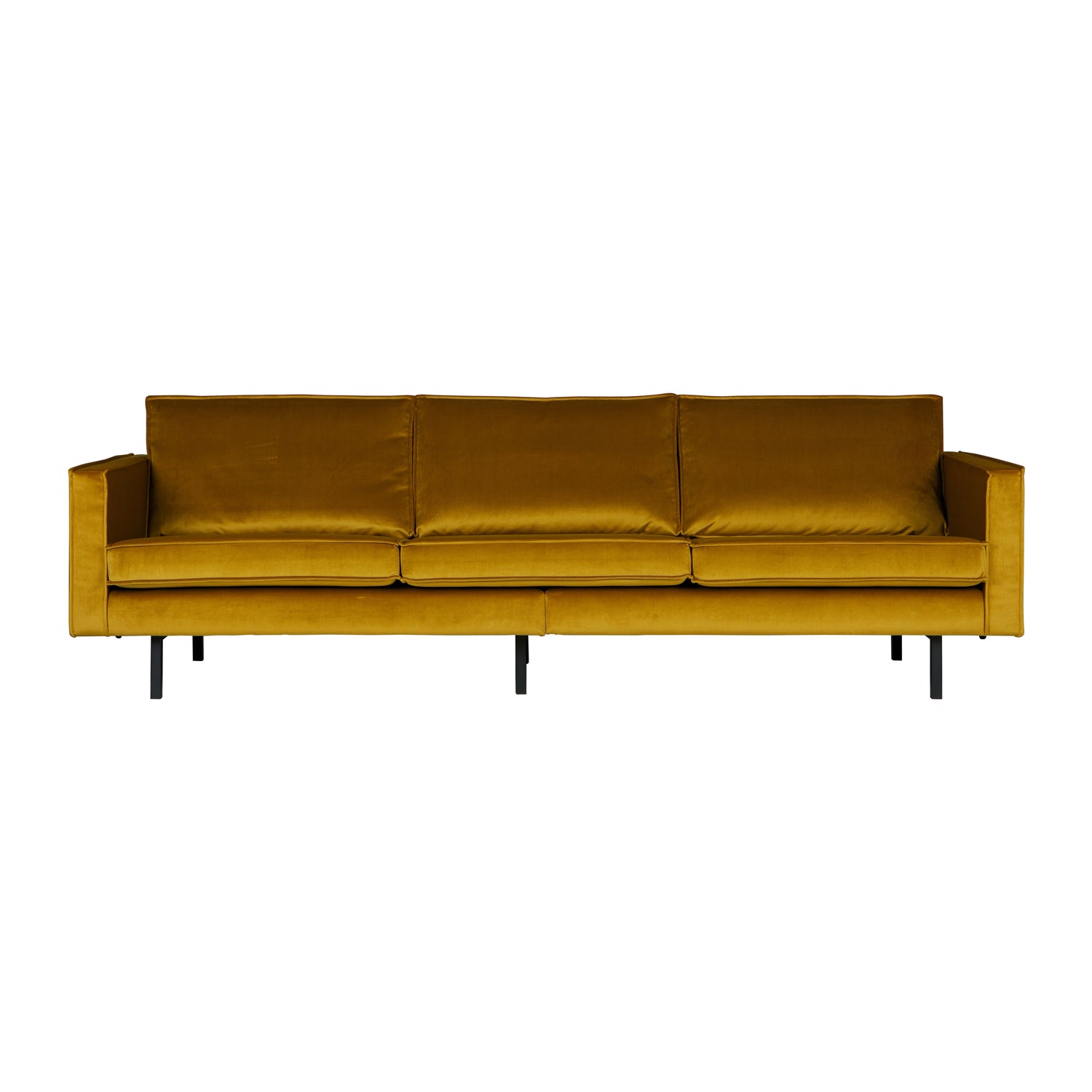 WOOOD Rodeo 3-zitsbank - Velvet - Oker