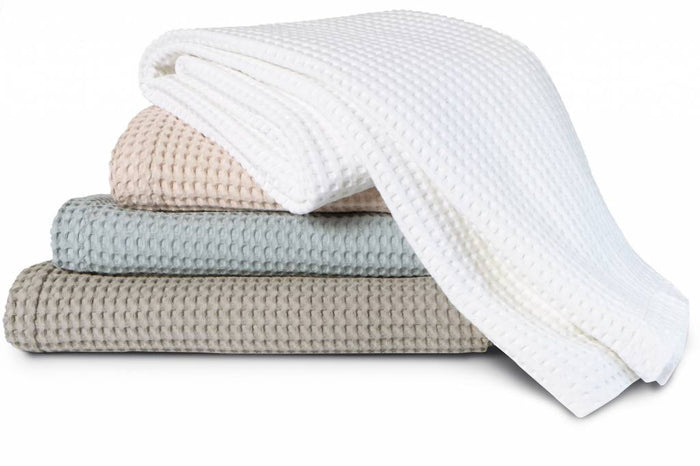 Home Pique Sprei | 160 cm x 250 cm | Wit | Katoen