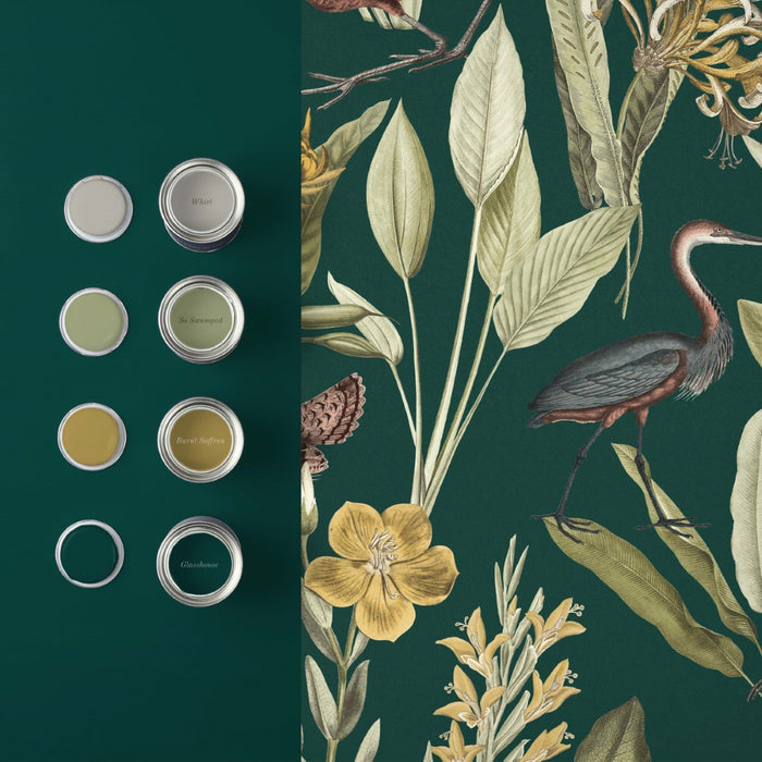 Graham & Brown Vliesbehang - Glasshouse Green - 10mx52cm