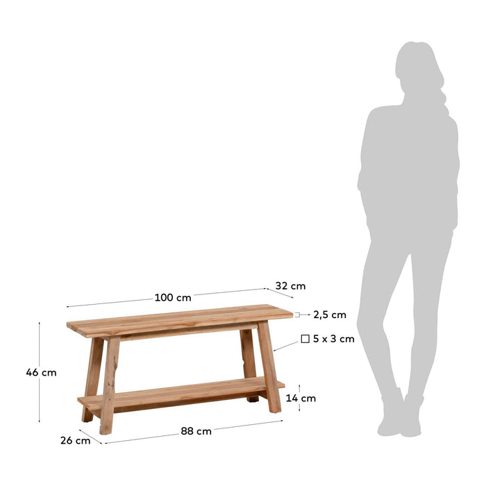 Kave Home Safara Tuinbankje - 100 cm