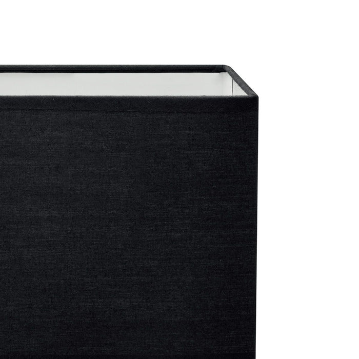 Home Sweet Home Lampenkap Block vierkant zwart - B:20xD:20xH:15,5cm