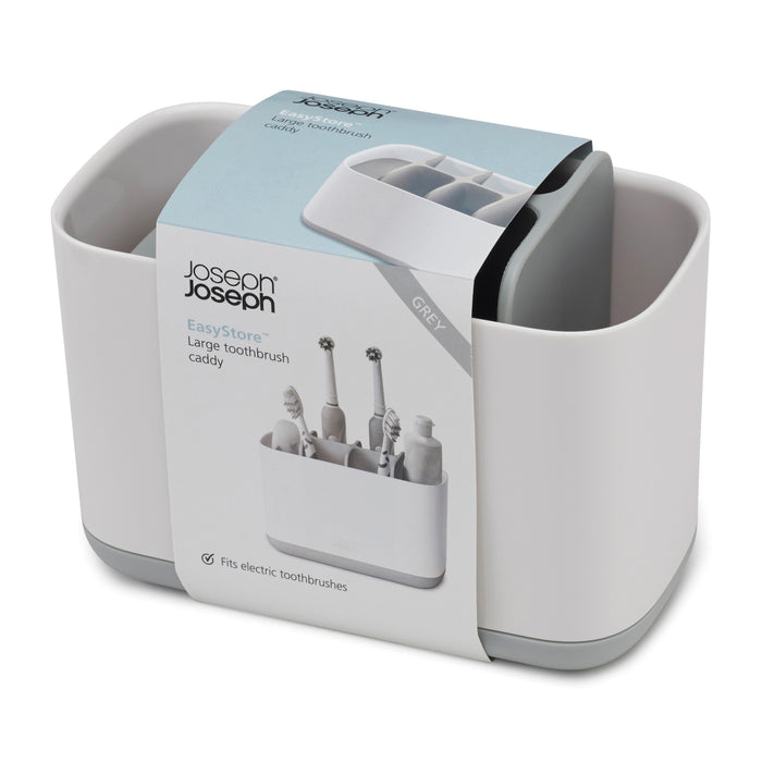 Joseph Joseph Easy-Store Tandenborstelhouder Groot - Wit / Grijs