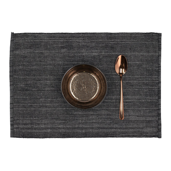 Södahl Sparkle Placemat 33 x 48 cm - Zwart - 2 st.