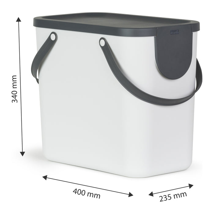 Rotho Albula Afvalscheidingsprullenbak 25 L