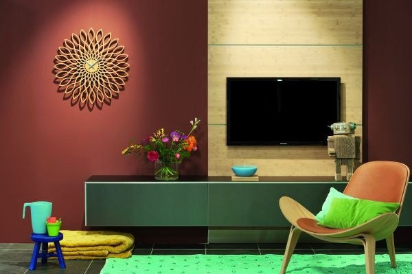 Karlsson Wandklok Sunflower Ø 60 cm