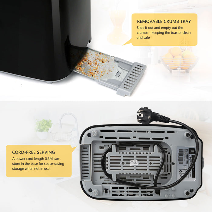 Aigostar Warrior 30JRL - Broodrooster - Zwart