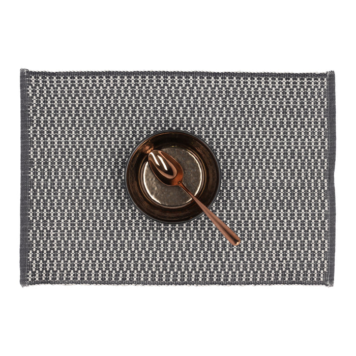 Södahl Graphic Placemat 33 x 48 cm - Wit/Grijs - 2 st.