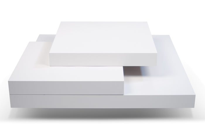 TemaHome Salontafel Slate - L90 X B90 X H30 Cm - Mat Wit