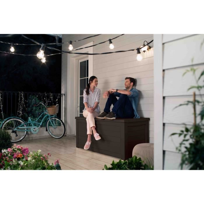 KETER Kunsthars tuinbak NORTHWOOD Bruin - 630 L