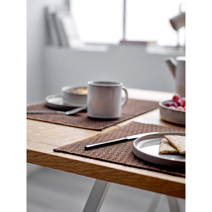 Södahl Graphic Placemat 33 x 48 cm - Bruin/Zwart - 2 st.