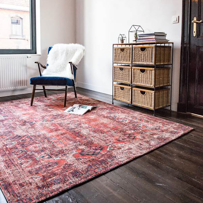 Louis de Poortere Hadschlu Vloerkleed 200 x 280 cm - Red Brick