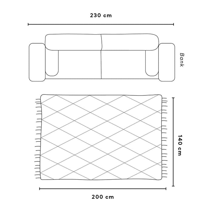 Louis de Poortere Hadschlu Vloerkleed 140 x 200 cm - Agha Old Gold