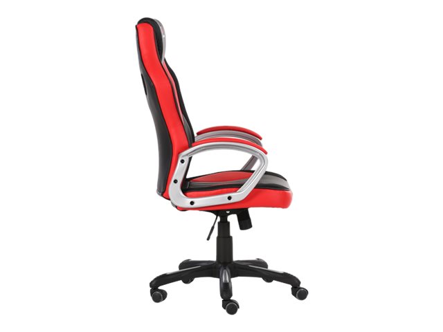 Hioshop Nordic Gaming Challenger gamestoel zwart en rood.