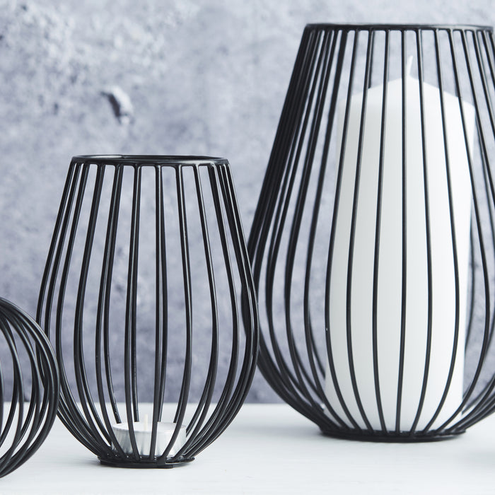 Point-Virgule Wire Waxinelichthouder