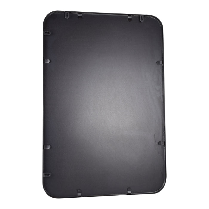 Fragix Boston Spiegel Rechthoekig - Zwart - Metaal - 75x50