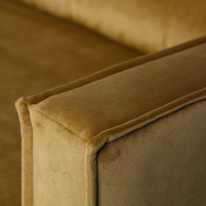 WOOOD Rodeo Daybed Rechts - Velvet - Oker