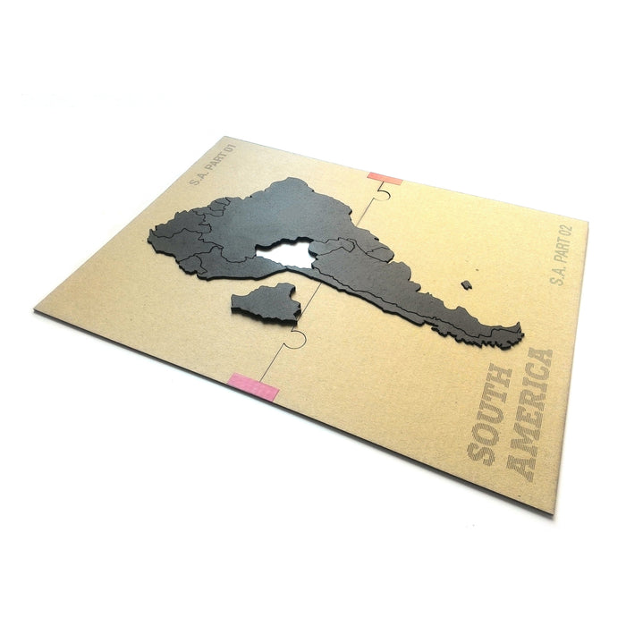 Mimi Houten Wereldkaart Puzzel 60 x 100 cm