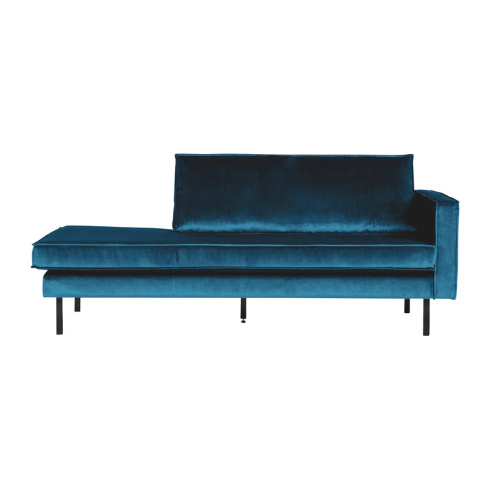 WOOOD Rodeo Daybed Rechts - Velvet - Blauw