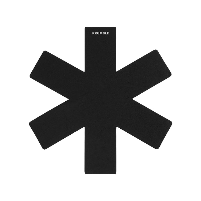 Krumble Panbeschermer set van 3 - Zwart