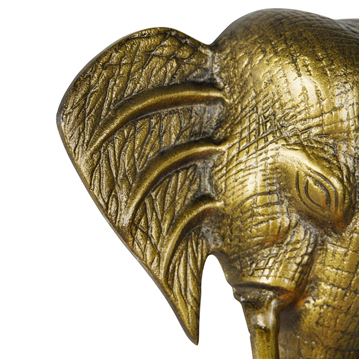 QAZQA Vintage wandlamp goud - Animal Elefant