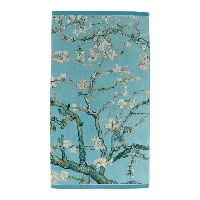 Beddinghouse x Van Gogh Museum Blossom Strandlaken 100 x 180 cm - Blauw