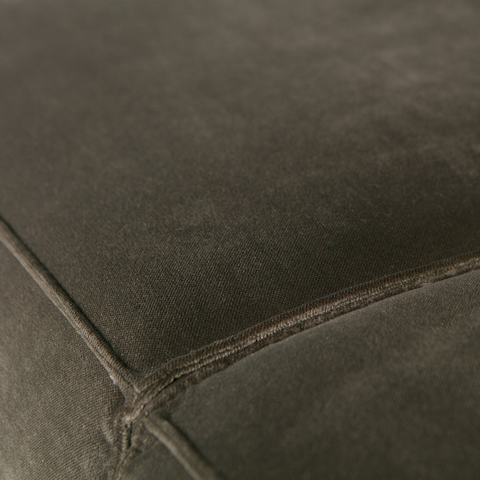 WOOOD Statement Hoekbank Rechts - Fluweel - Warm Green