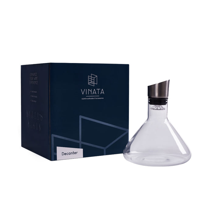 Vinata Sicilia Decanter Kristal - Wijn Karaf - 1.5 L