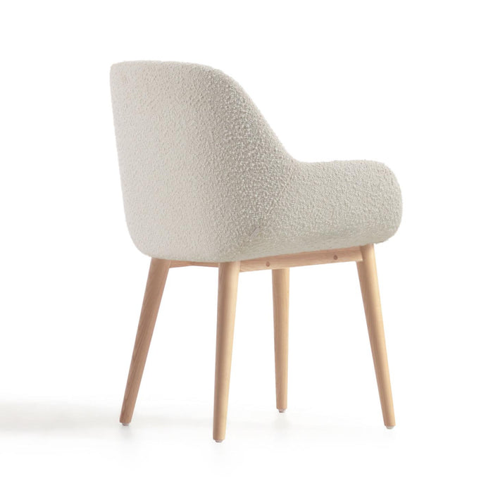 Kave Home Konna Eetkamerstoel - Wit