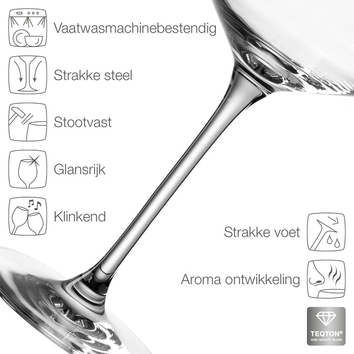 Leonardo Puccini Witte Wijnglazen 0,56 L - 6 st.