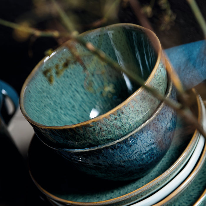 Leonardo Matera Serviesset 18-delig - Blauw