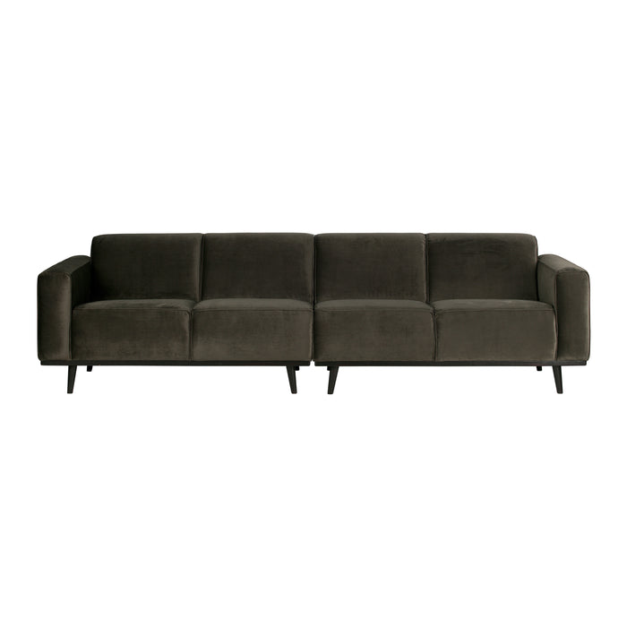 WOOOD Statement 4-zitsbank - Fluweel - Warm Green