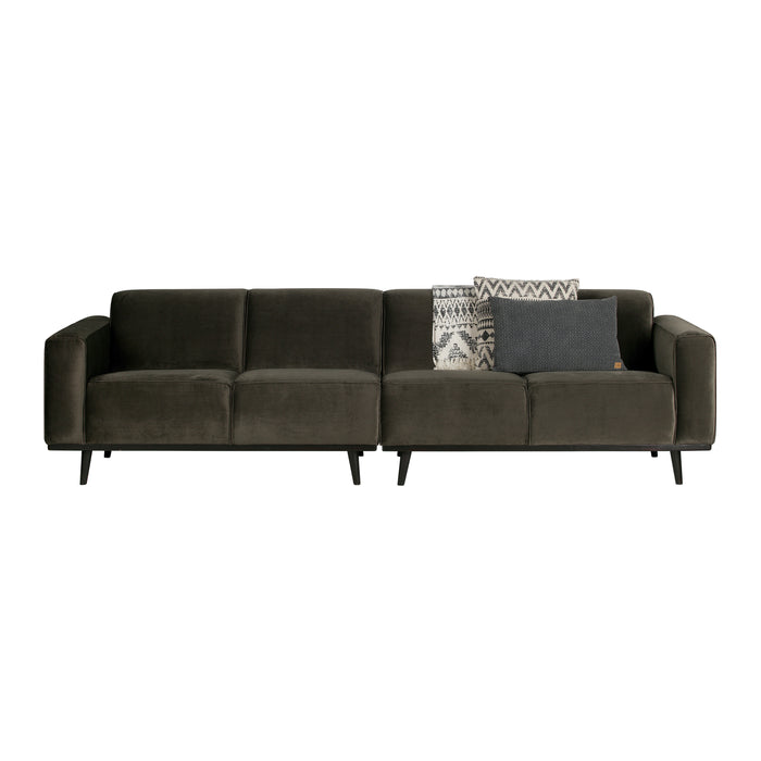 WOOOD Statement 4-zitsbank - Fluweel - Warm Green