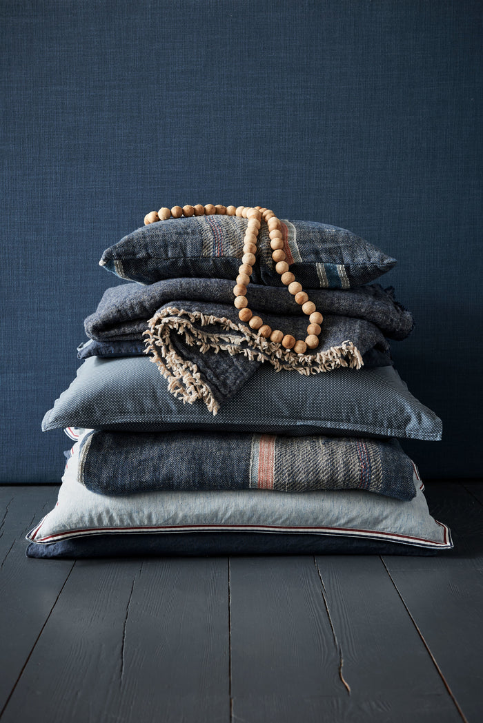 Vandyck Dekbedovertrek PURE 37 Faded Denim 200x220 cm (katoen/linnen)