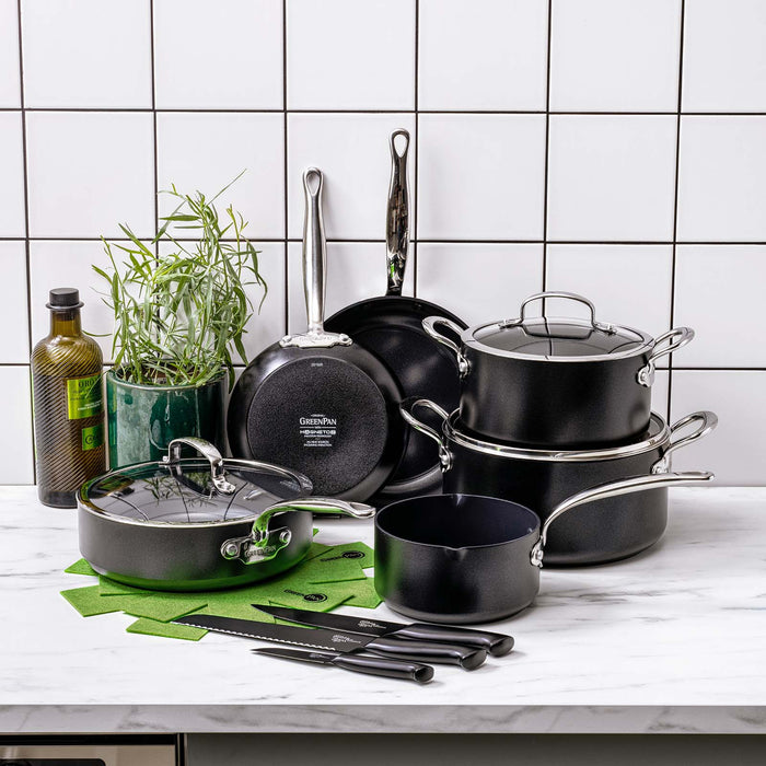 GreenPan Barcelona Infinity Pro Braadpannenset - 3 delig - Keramisch