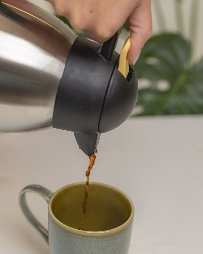 Sareva Thermoskan RVS Geel 1 Liter